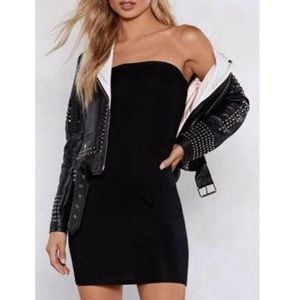 Nasty gal Black bodycon dress